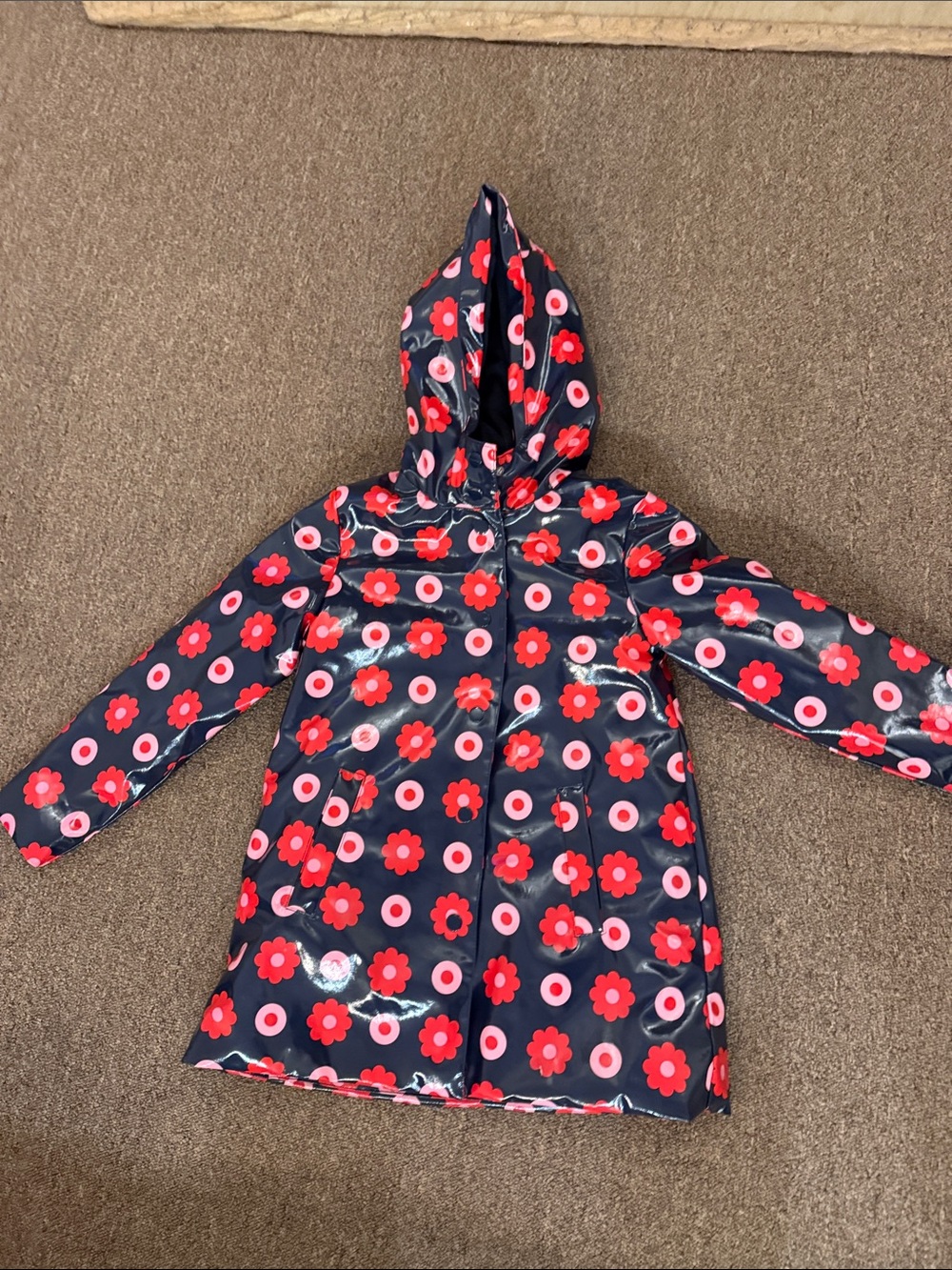 Jacadi Paris little girls Lined Rain Coat